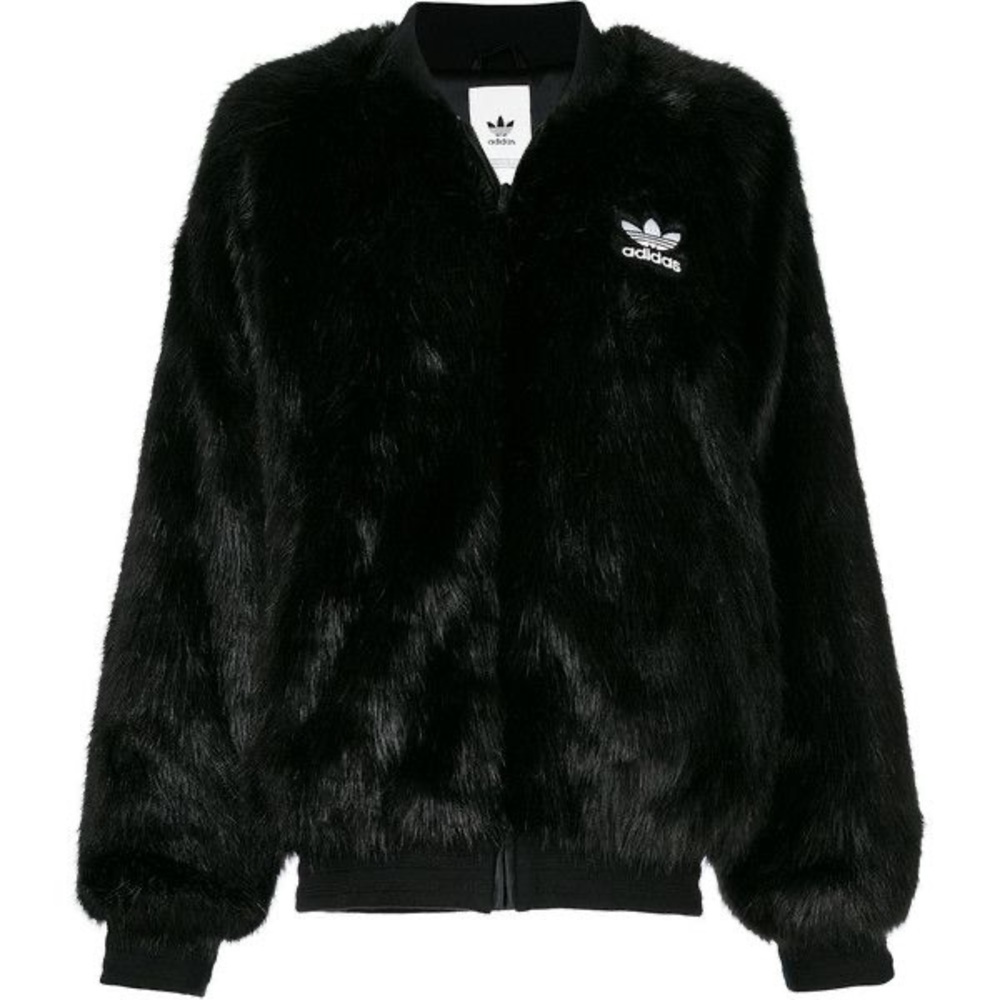 Adidas Faux fur Bomber Coat